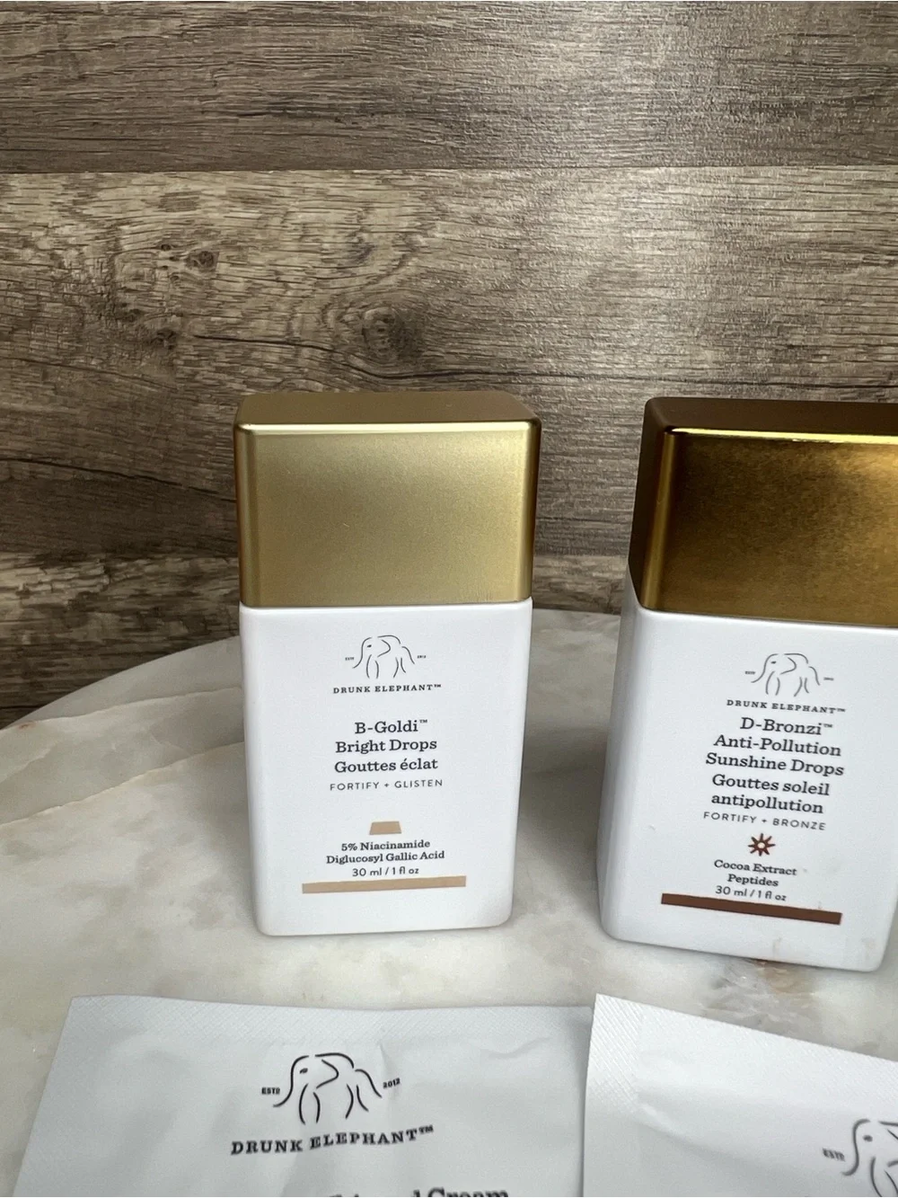 Drunk Elephant highlighter and bronzer drops B-Goldi & D-Bronzi (Set of 2)